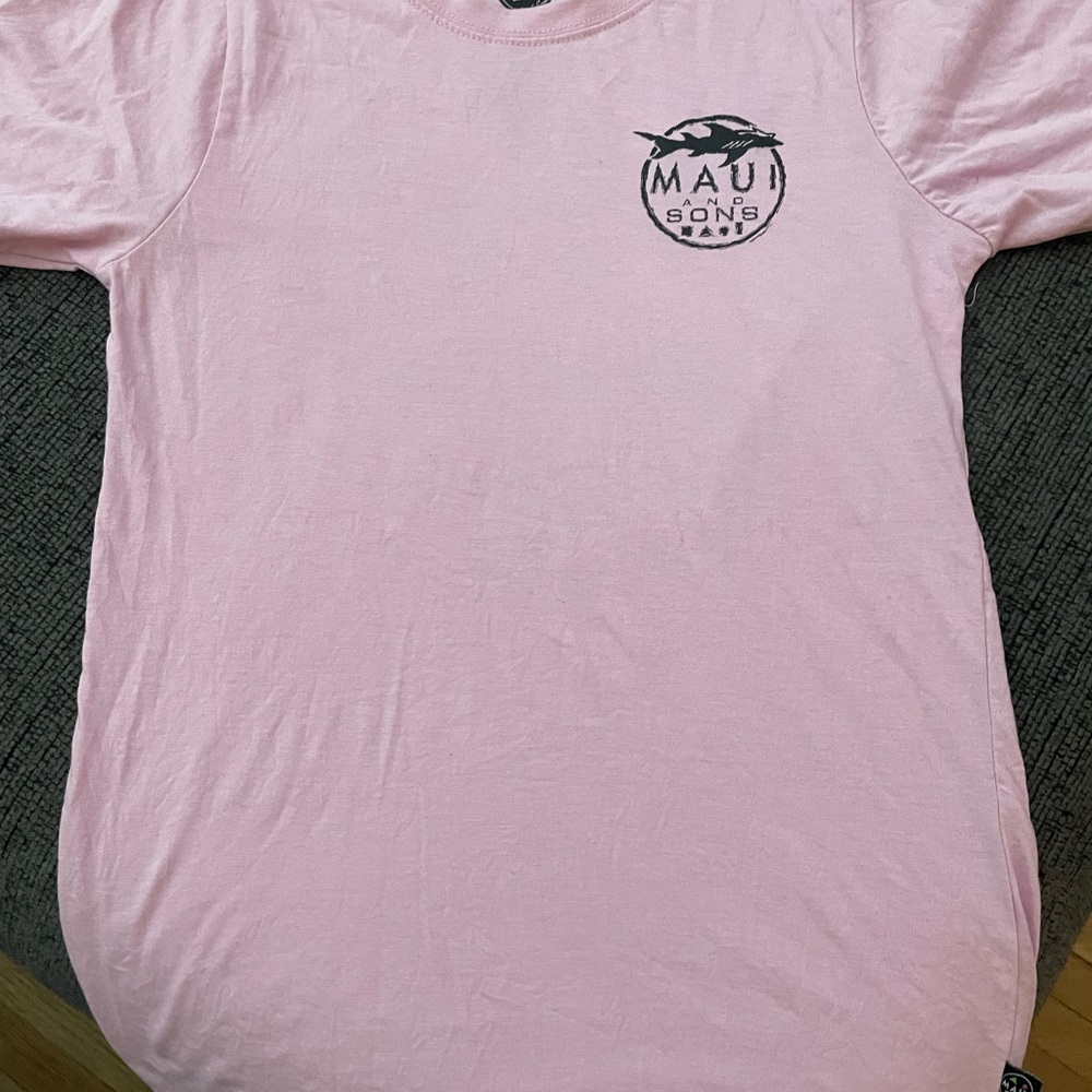 Maui and Sons Light Pink Tee